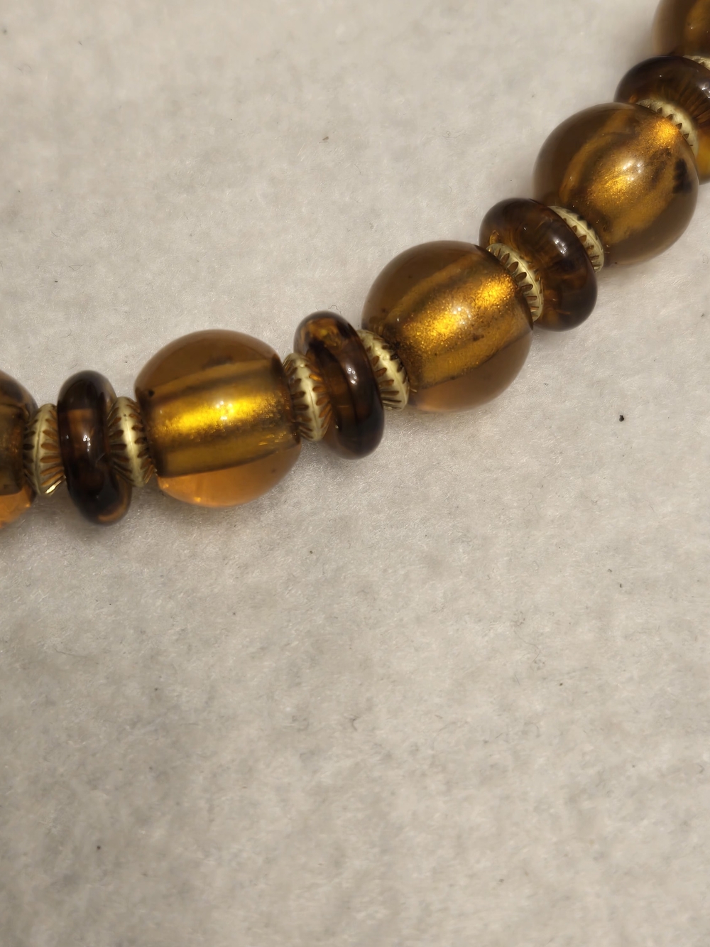 Givenchy Amber Glass Bead Necklace - Classic Women Jewelry - Picture 8 of 14